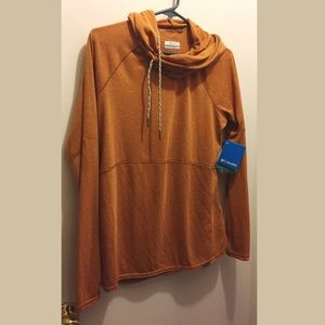 Columbia Omni-Wick Lightweight Orange Hoodie